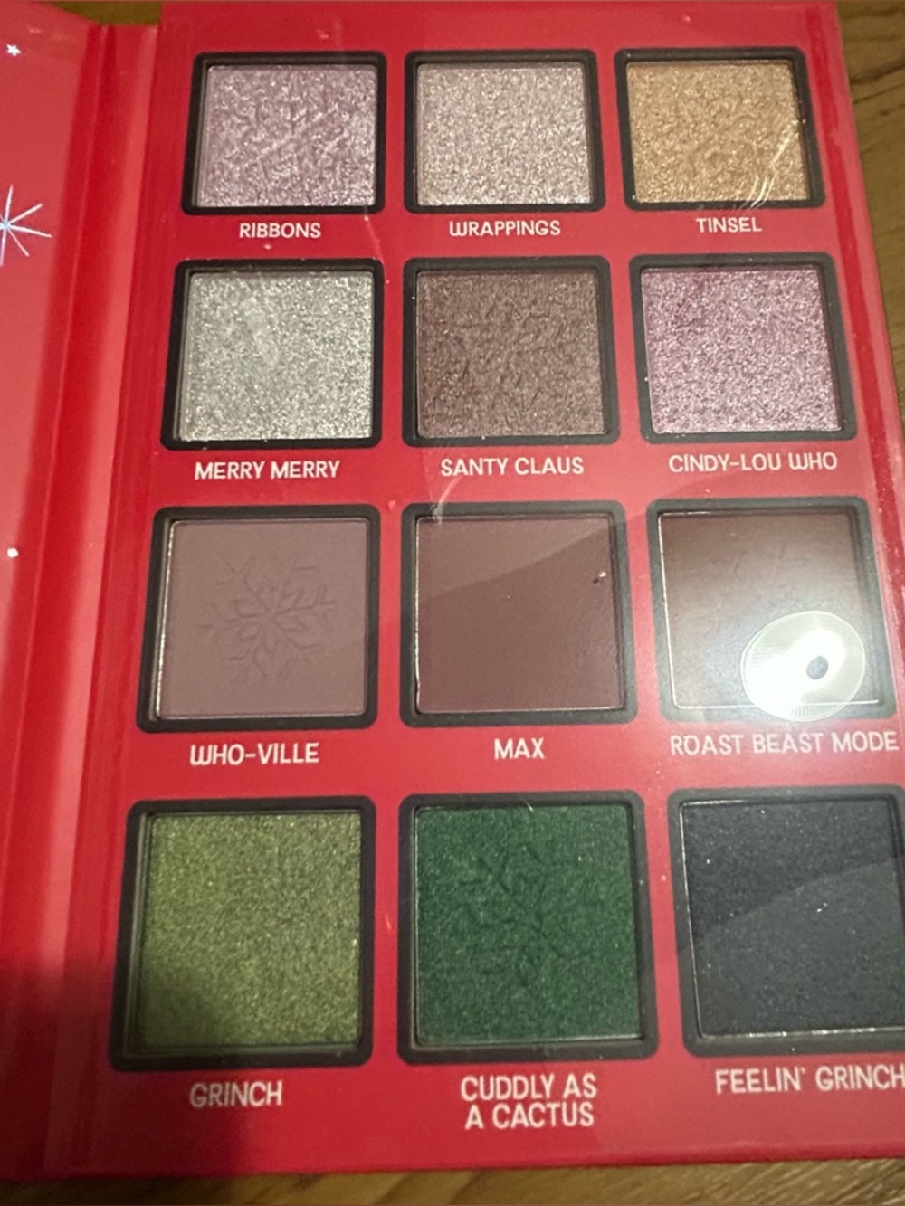 Taste Beauty The Grinch Eyeshadow Palette - Red & Green Holiday Shades